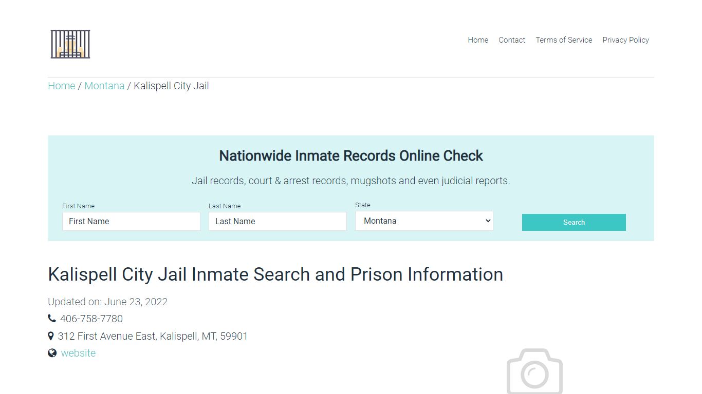 Kalispell City Jail Inmate Search and Prison Information